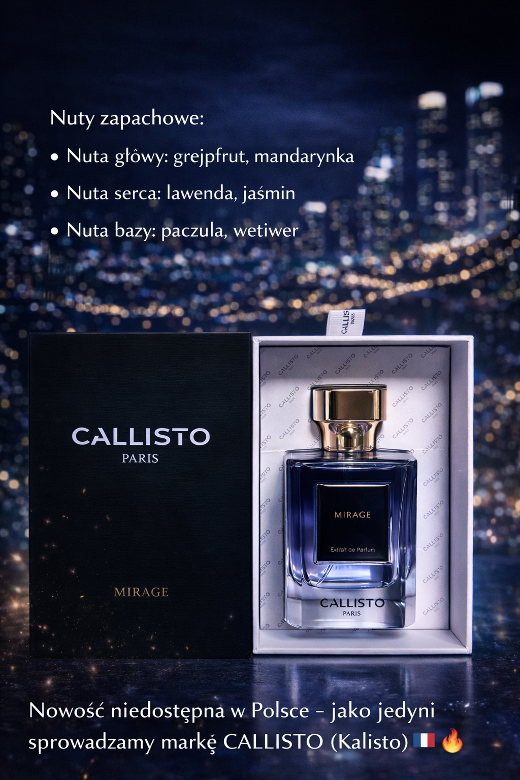 CALLISTO PARIS MIRAGE Extrait de Parfum UNISEX